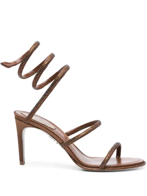 René Caovilla 100mm Cleo sandals Brown C12538080R001X033