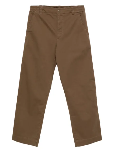 Moncler elastic-waistband pocket trousers Brown K20912A00002598R1