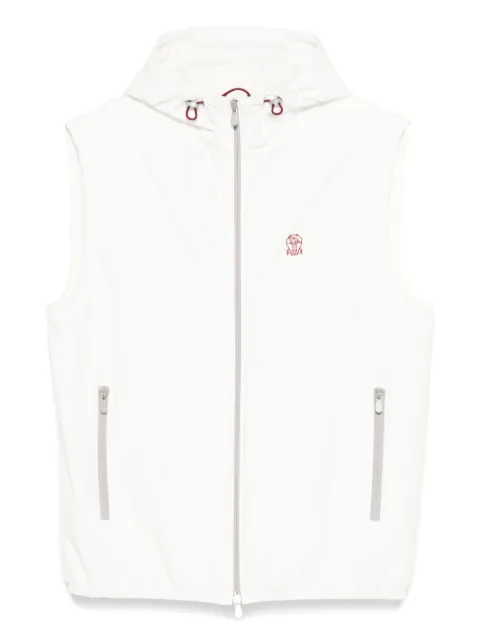 Brunello Cucinelli hooded waistcoat White MM49A7432GC1085