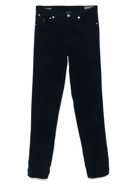 Brunello Cucinelli corduroy trousers Blue M279UI1780C2517