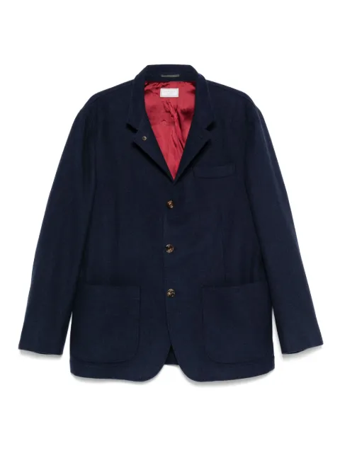 Brunello Cucinelli single-breasted blazer Blue MT4016265C408
