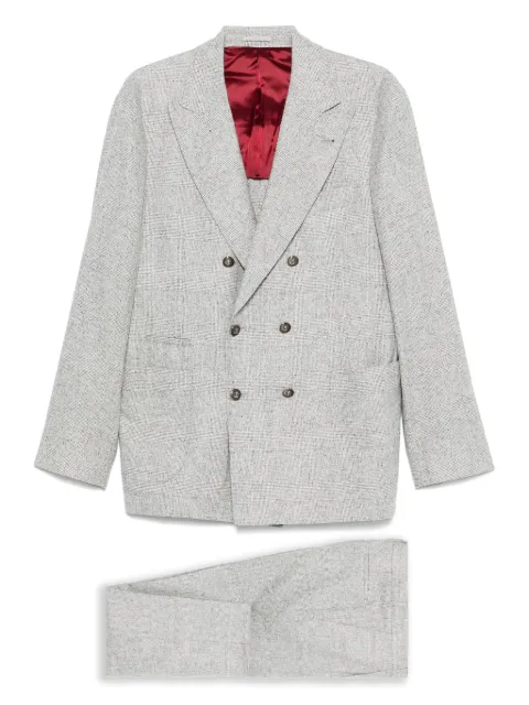 Brunello Cucinelli double-breasted blazer Grey MA479LDBH2C151