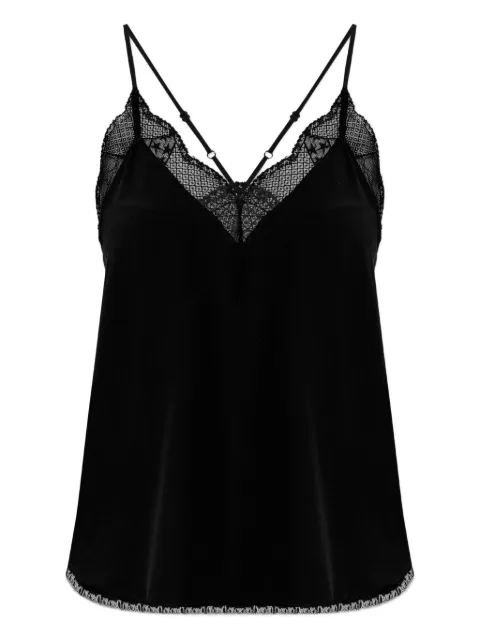 Zadig&Voltaire Christy silk camisole Black WWCR01313