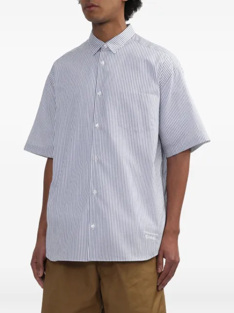 Comme des Garçons Homme striped short-sleeve shirt White HOB023051