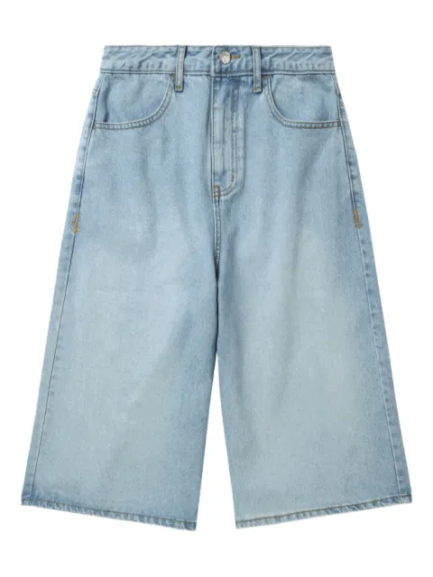 Ader Error Sig high-waisted denim shorts Blue BN42FYJE0201SB