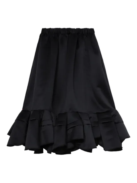 Comme Des Garçons Comme Des Garçons ruffled elastic-waist skirt Black ROS006051SS25