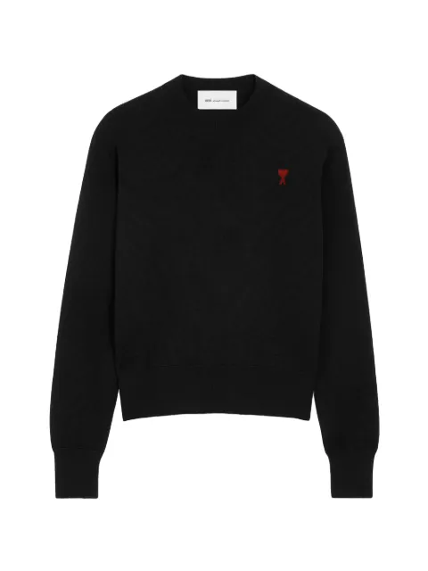 AMI Paris Ami de Coeur sweater Black H26HKS826001