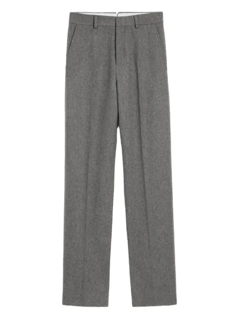 AMI Paris wool large-fit trousers Grey H25FTR423WV0058