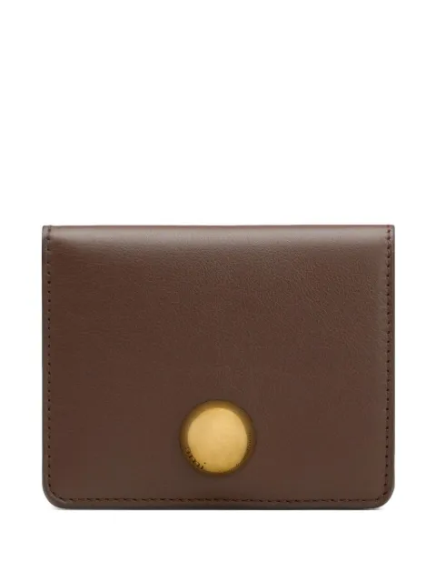 AMI Paris Carrousel leather wallet Brown E26USL713AL0103