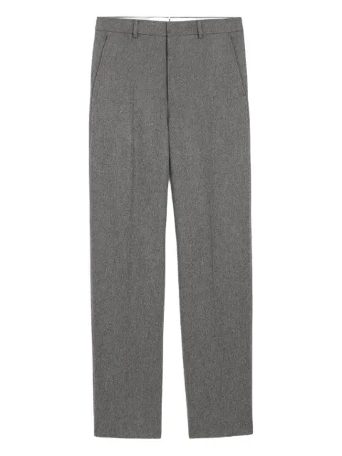 AMI Paris wool wide-leg trousers Grey H25HTR423WV0058
