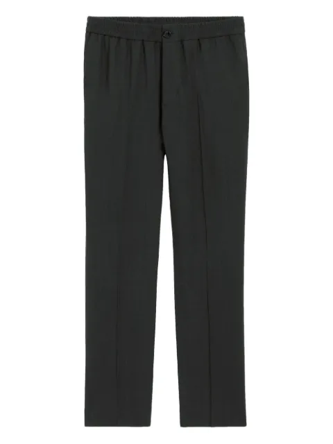 AMI Paris wool elasticated-waist trousers Black H25HTR226WV0066