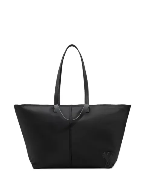 AMI Paris Marcel canvas tote bag Black H25ULL709AW0001