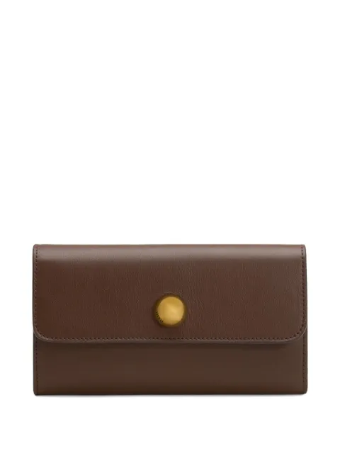 AMI Paris Carrousel continental leather wallet Brown E26USL714AL0103