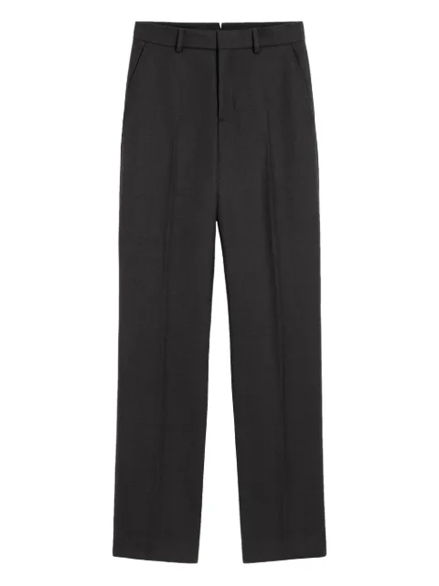 AMI Paris wool large-fit trousers Grey H25FTR423WV0088