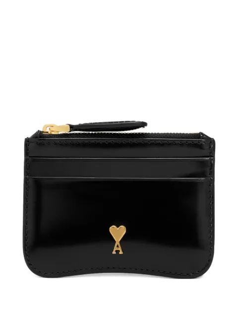 AMI Paris Paris Paris leather cardholder Black E26USL707AL0139