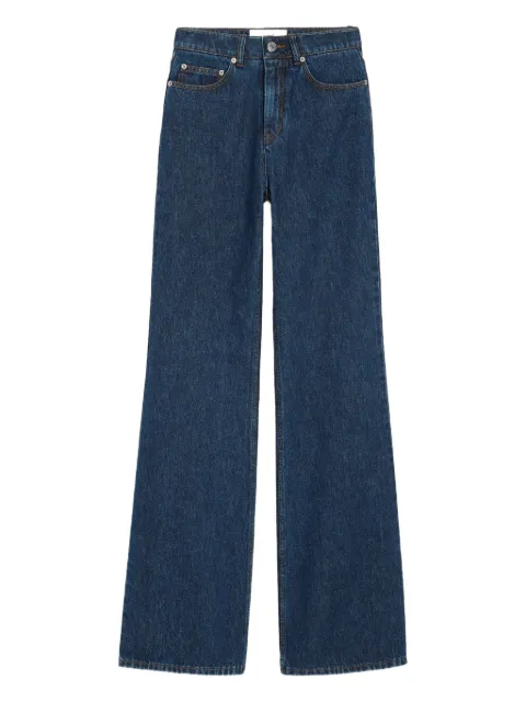 AMI Paris cotton flare fit jeans Blue H25FTR420DE0104