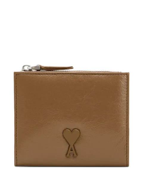 AMI Paris Voulez Vous folded wallet Brown E26USL201AL0052