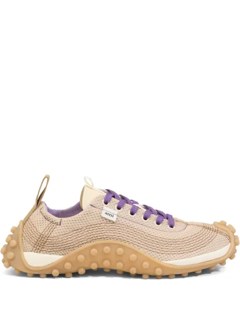 AMI Paris Mirage mesh sneakers Neutrals E26USN505AW0003