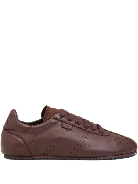 AMI Paris cow leather Soft sneakers Red E26USN503AL0129