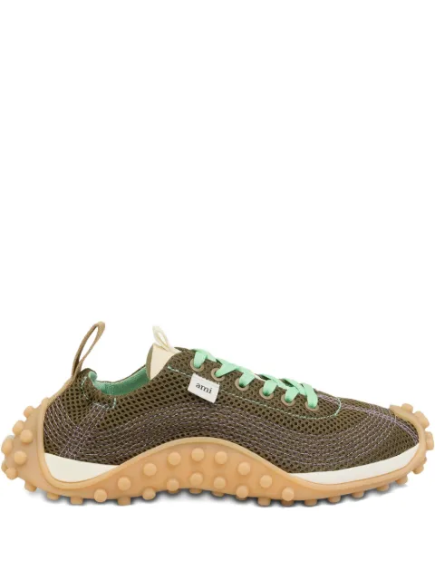 AMI Paris Mirage mesh sneakers Green E26USN505AW0003
