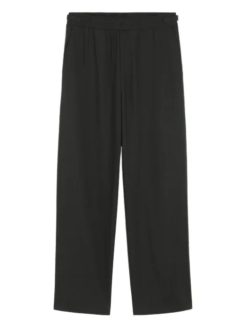 AMI Paris elasticated patch-pocket trousers Black H25HTR827WV0066