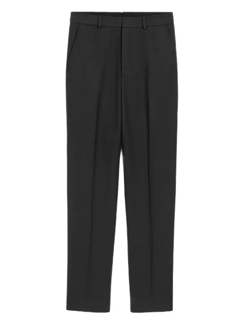 AMI Paris wool wide-leg trousers Black H25HTR423WV0088