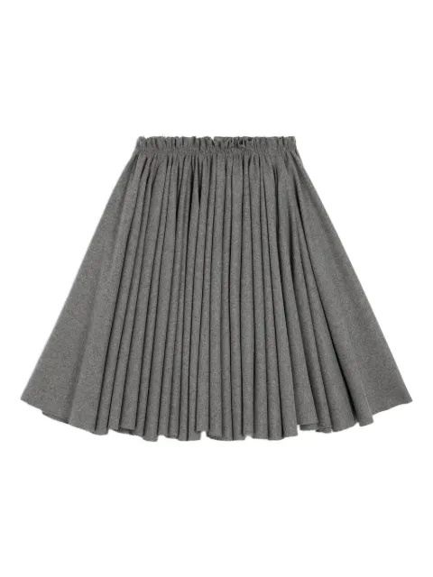 AMI Paris Corolla wool midi skirt Grey H25FSK444WV0058