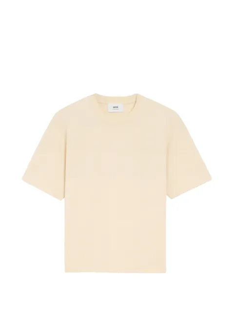 AMI Paris Ami De Coeur T-shirt Neutrals E26UTS341726