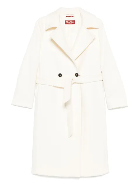 Max Mara virgin-wool coat White 2526016051600