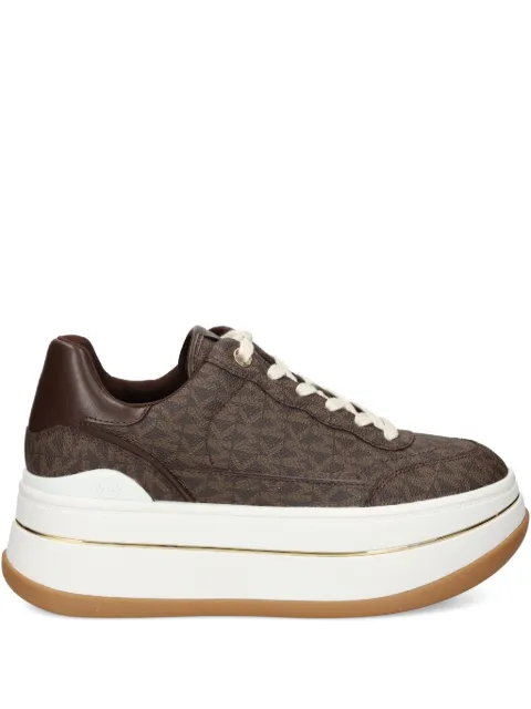 Michael Michael Kors Hayes platform sneakers Brown 43S5HYFS2B