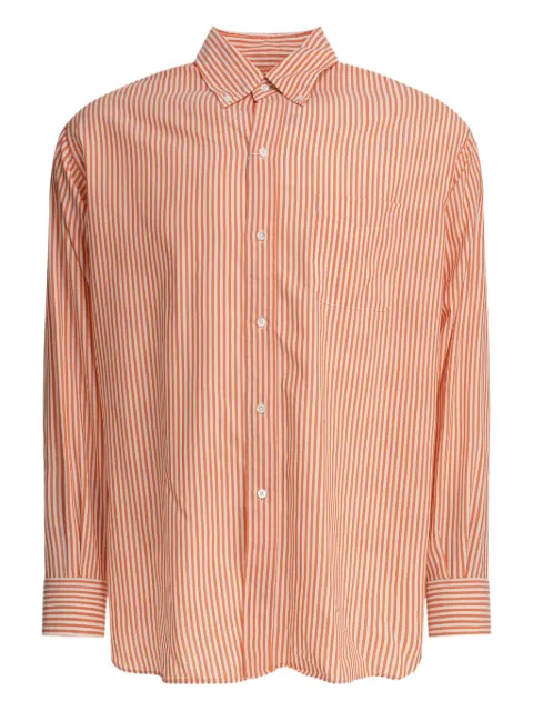 BEAMS PLUS striped button-down shirt Orange 3811115813945