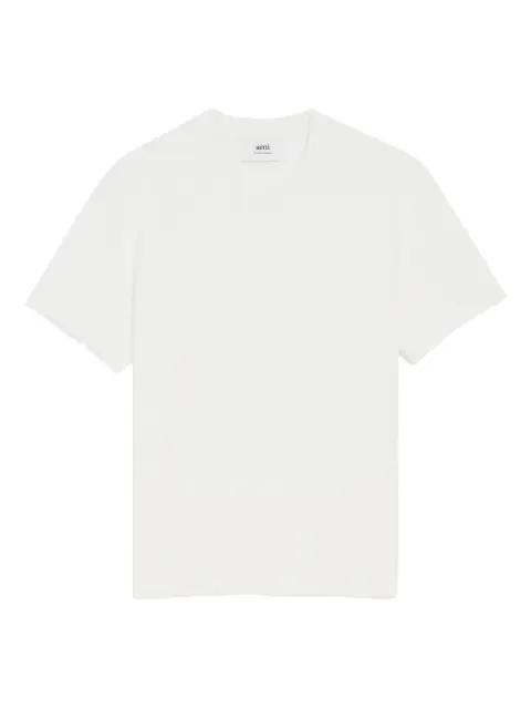 AMI Paris organic cotton Ami De Coeur T-shirt White E26UTS027726