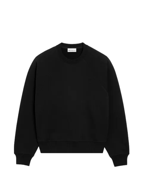AMI Paris Ami De Coeur cotton sweatshirt Black H26USW757747