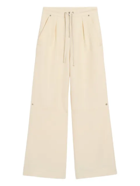 AMI Paris wool zipped trousers Neutrals H25FTR834WV0088