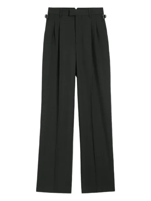 AMI Paris wool high-waist trousers Grey H25FTR818WV0066