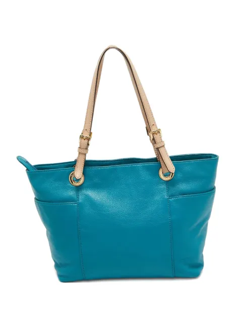 Michael Kors Vintage leather dual-handles tote bag Blue 967535