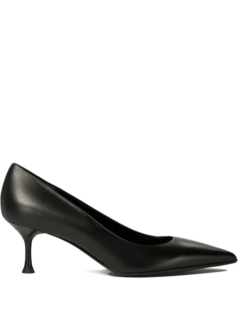 Sergio Levantesi Ella pointed-toe leather pumps Black ELLA5