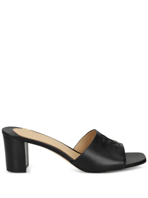 Lauren Ralph Lauren logo-embossed open-toe sandals Black 802974364