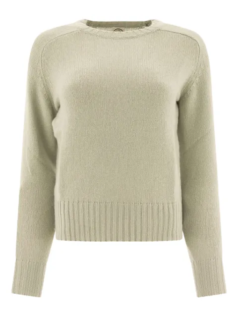Ines De La Fressange ribbed-hem raglan-sleeve sweater Green 13K100WS902P555