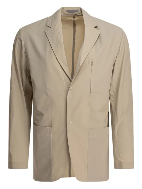 Norse Projects two-button zip-detail blazer Neutrals N5002120920