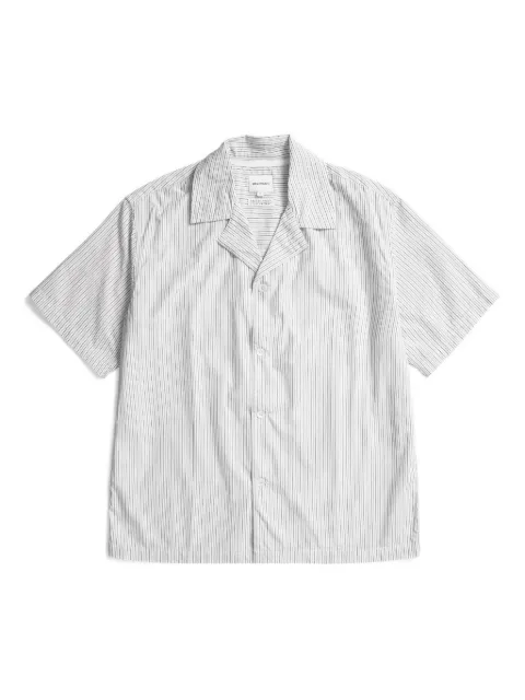 Norse Projects striped short-sleeve shirt White N4008310957