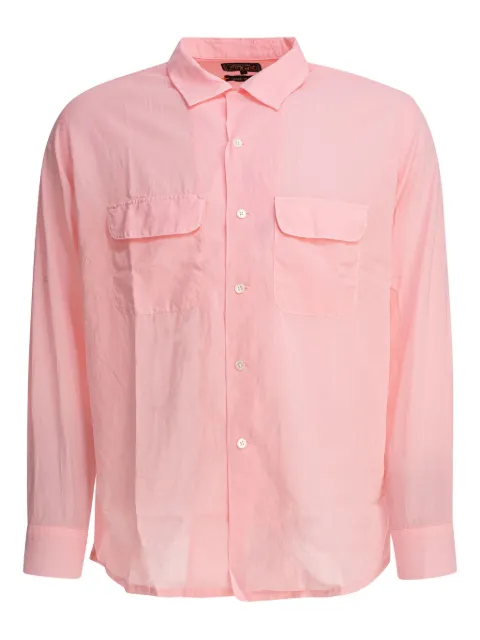 BEAMS PLUS double-pocket cotton shirt Pink 3811116013930