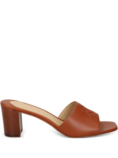Lauren Ralph Lauren Everley embossed sandals Brown 802974364