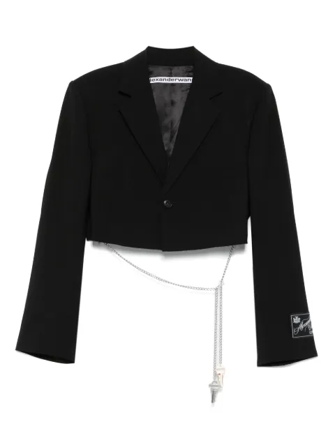 Alexander Wang cropped jacket Black 1WC3252680