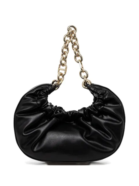 TWINSET chain-strap gathered tote bag Black 251TD8030