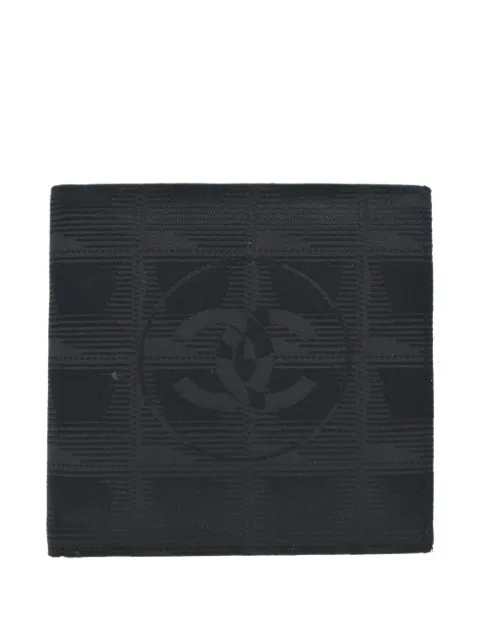 CHANEL Pre-Owned 2000s interlocking-CC wallet Black 6443713