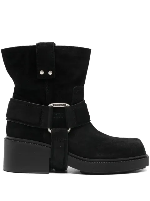 Vic Matie strap-detail biker boots Black 1H4150DF06H080101