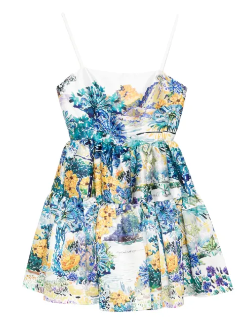 Mary Katrantzou floral-print dress White D17MOZART