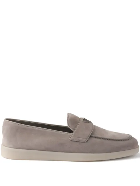 Prada suede loafers Grey 2DG124FG001103