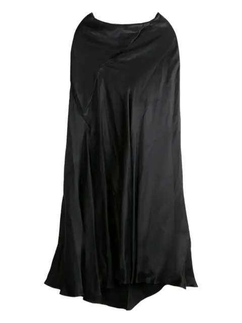 The Row Luce asymmetric skirt Black 9011W2461